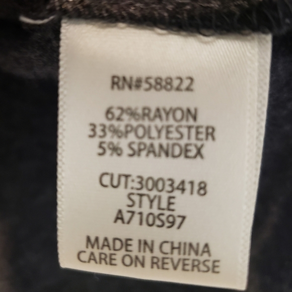 Max Studio Hoodie Shirt Size Medium Oversized Charcoal Gray Kangaroo Pocket - Picture 12 of 13